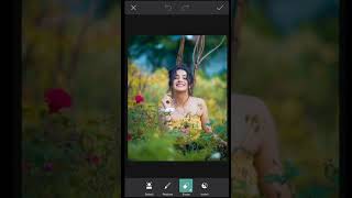 New Snapseed Dark Blue Effect Photo Editing Trick 🔥 | Snapseed Background Colour Change #short screenshot 4