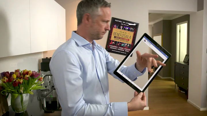 Der iPad Magier Simon Pierro empfiehlt die Varieté Benefiz Gala des MAGIC MAN - iPad Zaubertrick