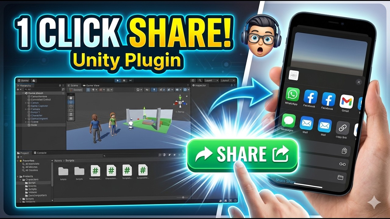 Unity Native Share Plugin Tutorial | Share Images, Videos & Files ...