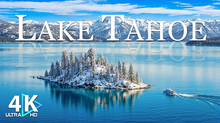 Winter in Lake Tahoe 4K | Snowy Pines, Crystal Blue Waters & Majestic Mountain Views