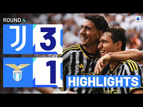 Juventus-Lazio 3-1 | Vlahovic steals the show in Turin: Goals &amp; Highlights | Serie A 2023/24