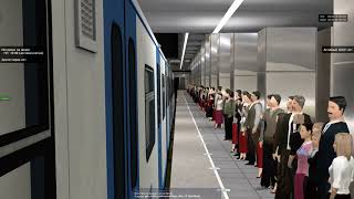 Metrostroi Simulator - поездка по Некрасовской линии на \