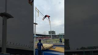 dev meena national record holder pole vault India #athlete #dev meena #polevault #india
