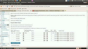 How to post rss feed in wordpress