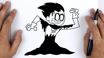 HOW TO DRAW CORRUPTED ROBIN (PIBBY) | Friday Night Funkin (FNF) - Easy Step By Step Tutorial