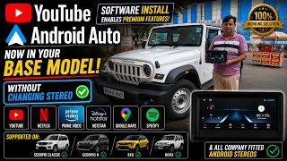 Use Android Auto & YouTube in Mahindra Scorpio, Thar Roxx & 3xo Base Stereo #scorpio #thar #mahindra screenshot 5