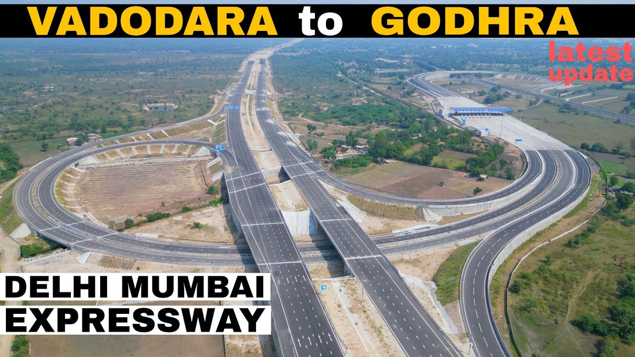 VADODARA TO GODHRA update|| DELHI MUMBAI EXPRESSWAY GUJARAT |#gujrat # ...
