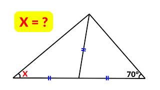 A Nice Geometry Problem | Can you find the angle X