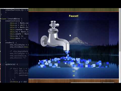 A giant Faucet for HTML5 Canvas JavaScript
