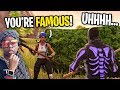 Rapper On Fortnite Finds Out Im A YouTuber and FREAKS OUT (he guessed how many subscribers I have)