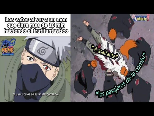 Pervertidos . #naruto #narutoshippuden #narutomemes #memesespañol