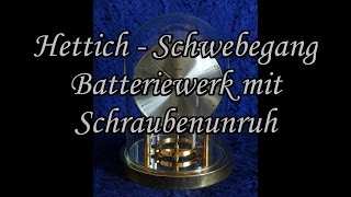 Hettich   Schwebegang mit Schraubenunruh