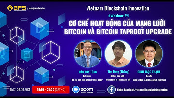 Webinar 4 - Cơ Chế Hoạt Động Của Mạng Lưới Bitcoin và Bitcoin Taproot Upgrade - GFS Ventures