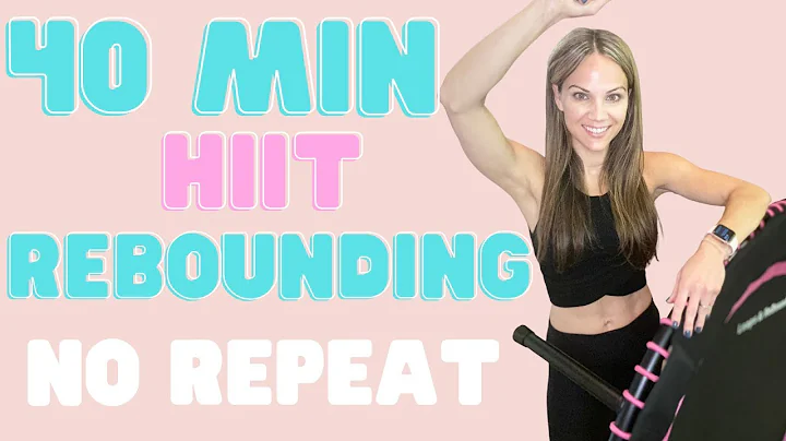 40 MIN NO REPEAT HIIT REBOUNDING | Super Sweaty | ...