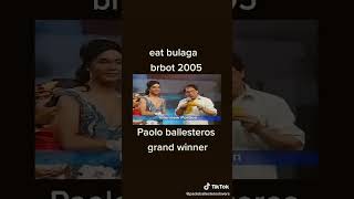 EB bebot 2005 grandwinner Paolo ballesteros #dabarkads #eatbulaga