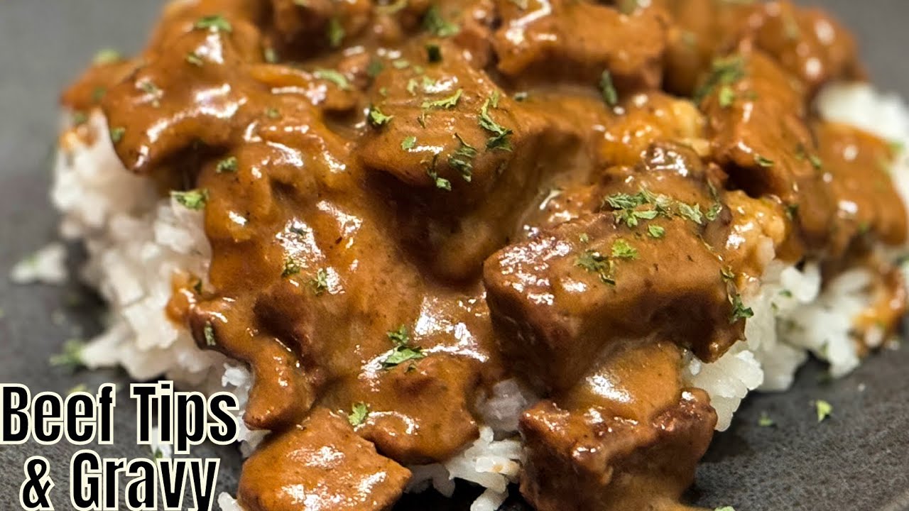 The Best Beef Tips & Gravy Recipe / A Classic Southern Favorite YouTube