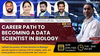 FREE Webinar: Career Path to Becoming a Data Scientist in Biology #webinar #latest #datascience