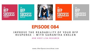 EP. 084_IMPROVE THE READABILITY OF YOUR RFP RESPONSE with Samantha Enslen and Lisa Rehurek