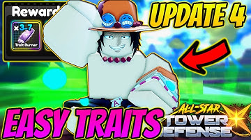 The *BEST* Trait Reroll Method In ASTDX Update 4!