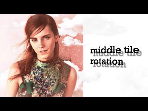 middle tile rotation | after effects (AE) tutorial