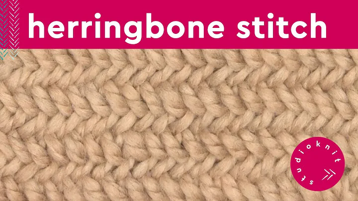 Herringbone Stitch Knitting Pattern (2 Row Repeat)