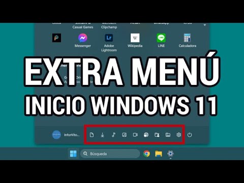 Añade un extra al menú de inicio de Windows 11 www.informaticovitoria.com