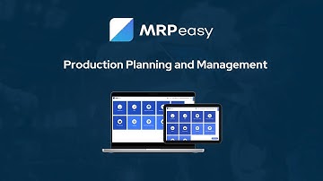 MRPeasy Demo - Production Planning and Scheduling
