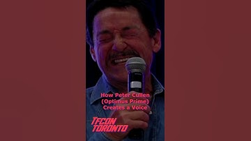 How #VoiceActor Peter Cullen Creates a Character Voice #shortsfeed #tfcon #optimusprime #shorts