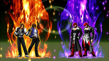 [KOF Mugen] Kyo-Last and Kyo-Impact VS. Lyle and Yagami-AD