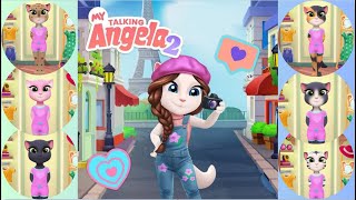 ALL of Angela's Fur and Eyes | My Talking Angela 2
