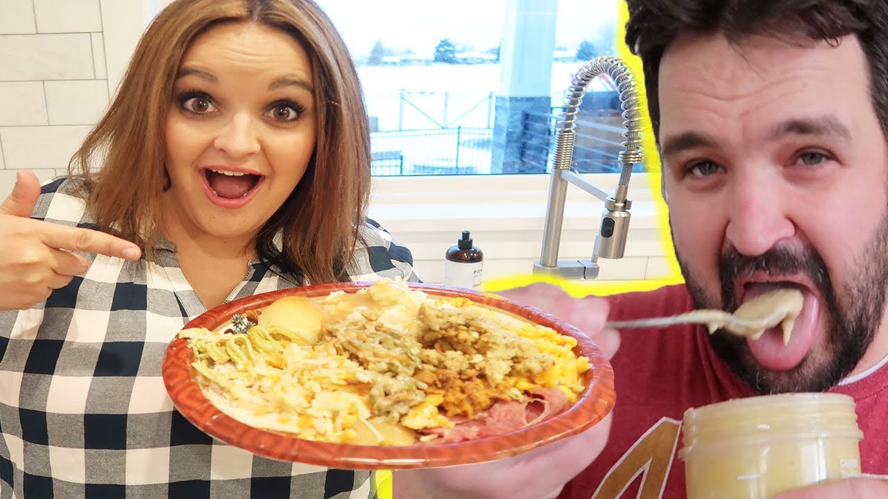 Thanksgiving LEFTOVER SMOOTHIE challenge! - YouTube