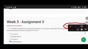 Cyber security & Privacy week -3 Assignment Answer 2025/ NPTEL SWAYAM PORTAL courses