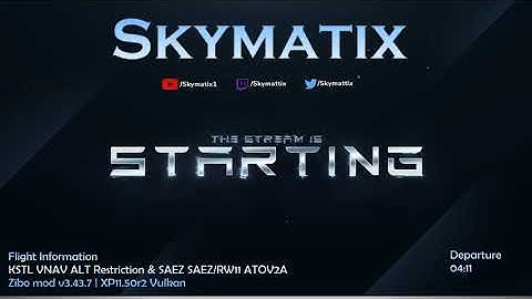 Test Flight - KSTL VNAV ALT Restriction & SAEZ SAEZ/RW11 ATOV2A