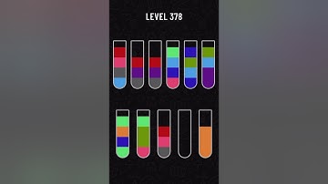 Water sort puzzle game Level 378