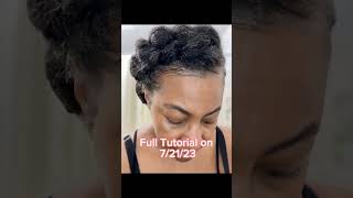Super Cute and Easy Protective Style (mature hair 😂)