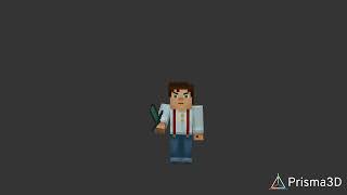 Animation test 1 (Jesse pulling out sword)