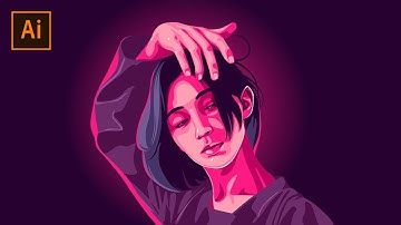 HOW TO MAKE VECTOR ART POP ART POTRAIT - using adobe illustrator CC