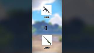 Guess the sound of gun🔊 in bgmi New update PUBG MOBILE/BGMI #bgmitipsandtricks #shorts #pubgmobile