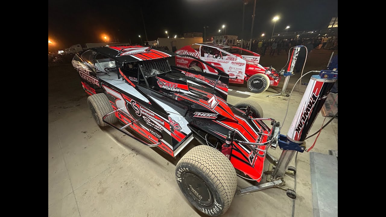 Time trials and 25 lap race onboard with Scott Kerwin at Ransomville Speedway 