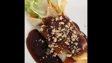 Homemade Lumpiang Sariwa with homemade wrapper and sauce❤️