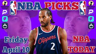 (6-2 RUN!) My 5 Best NBA Picks Today | Friday April 10 | Player Props, Bets, and Predictions