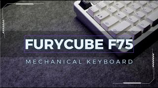 Furycube F75 Mechanical Keyboard Demo U0026 Typing Test