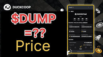 $DUMP Token Price | $DUMP  Withdraw or Stake | Duck Airdrop