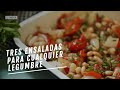 Tres ensaladas que se pueden hacer con cualquier legumbre | EL COMIDISTA