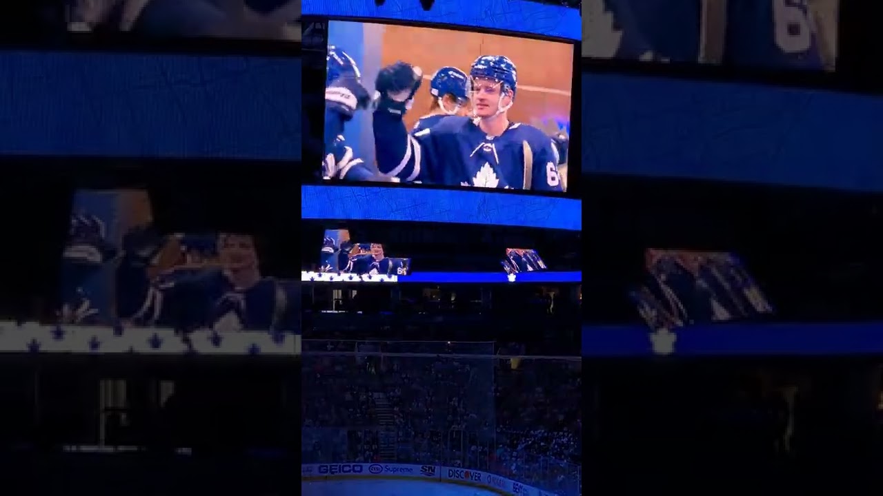 Leafs game intro from my seats