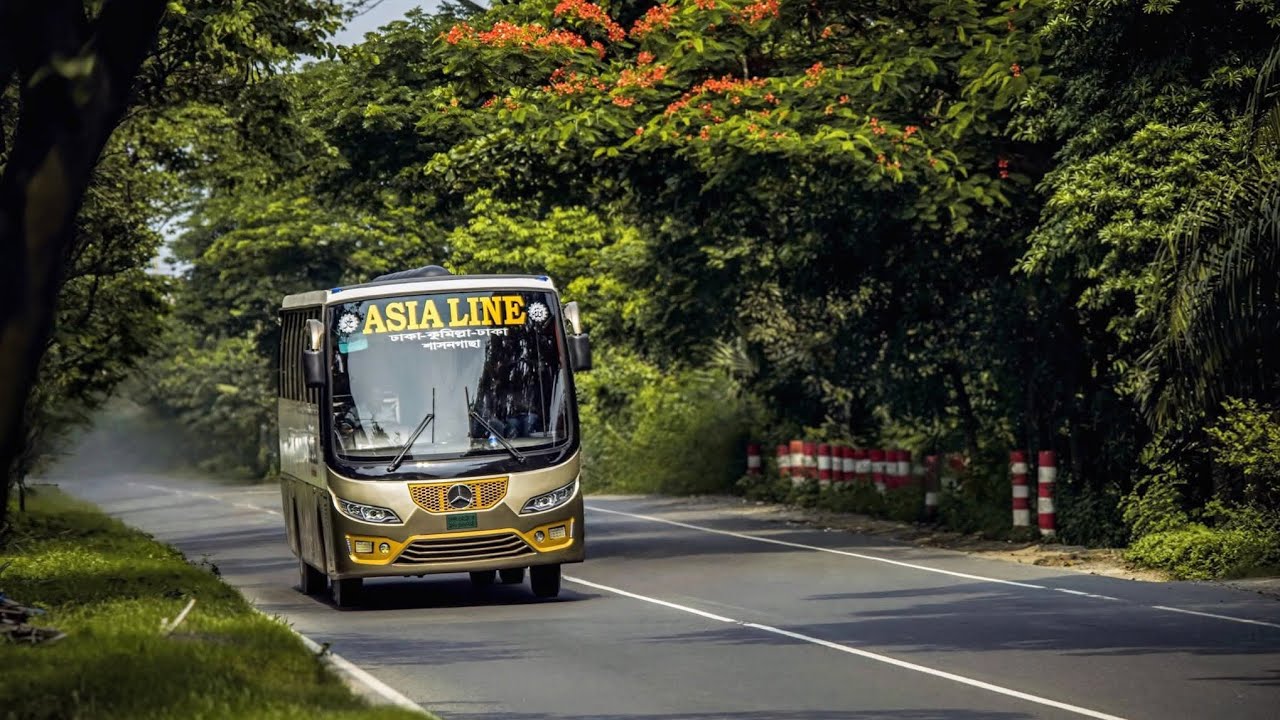 Asia Line Buses & Coaches | Part-2 | Live View | Raihan Habib
