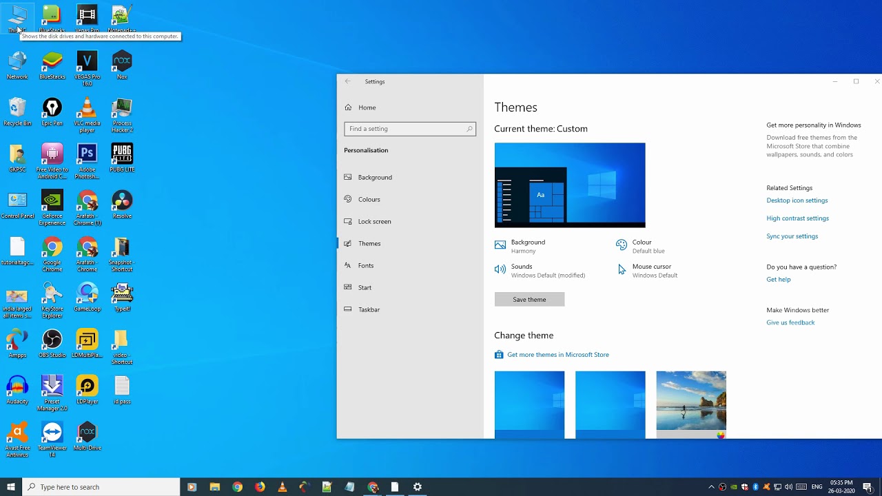 How To Enable Desktop Icons In Windows 10 Desktop Icons Not Showing