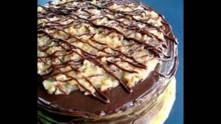 German chocolate cake -