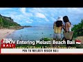 POV Entering Melasti Beach Bali 🇮🇩 | Stunning Cliff Road &amp; Tropical Ocean Views