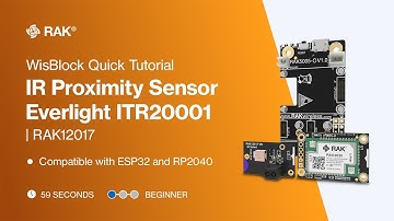 IR Proximity Sensor Everlight ITR20001 Work with Arduino IDE | RAK12017